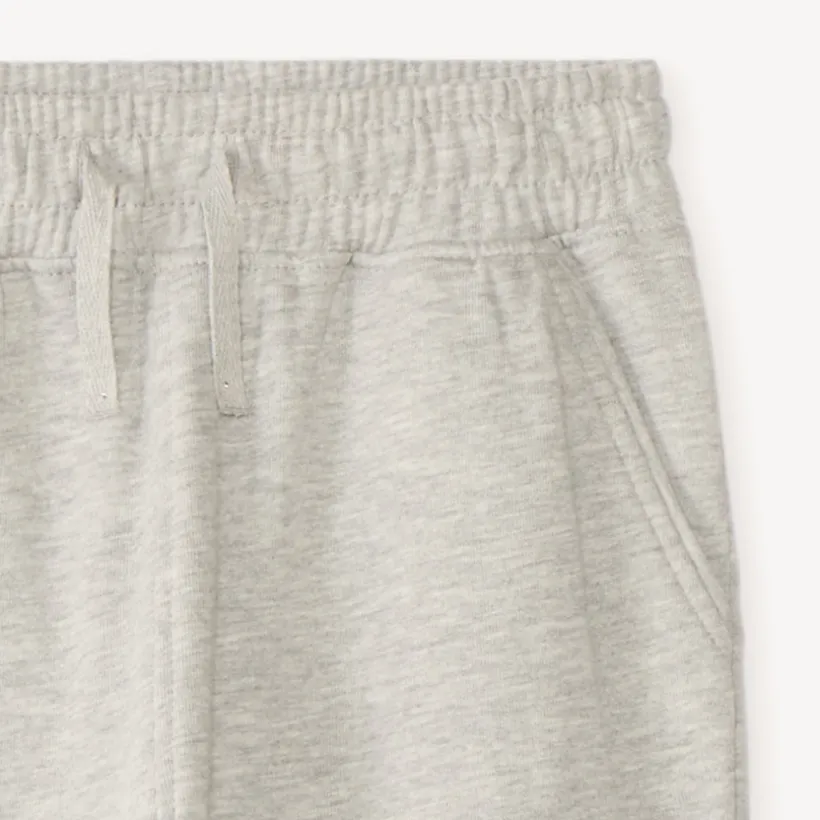 Pantalon de jogging fille en molleton uni