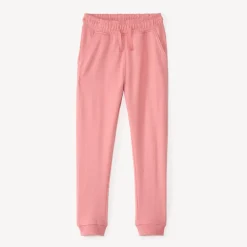 Pantalon de jogging fille en molleton uni