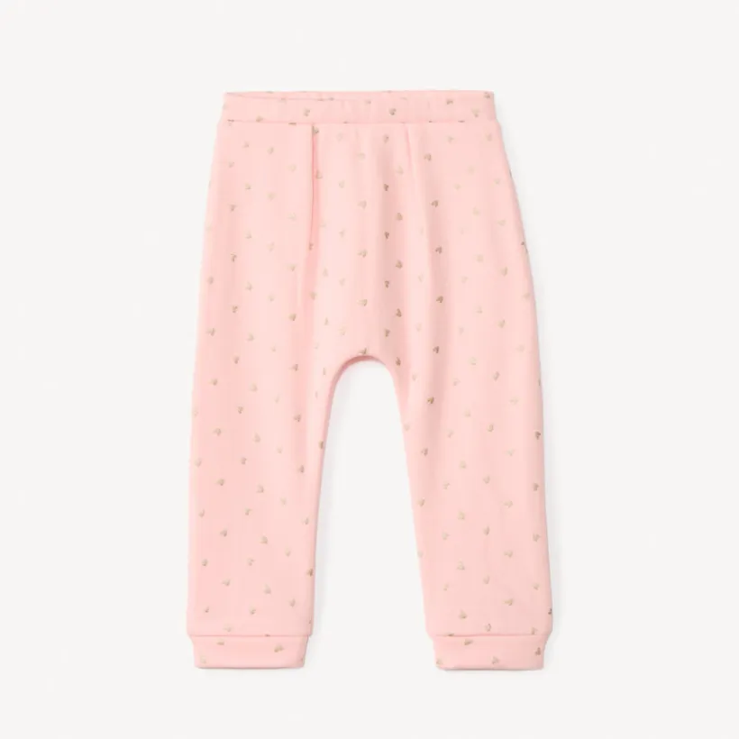 Pantalon de jogging imprimé cœurs pour bébé fille