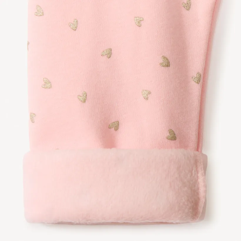 Pantalon de jogging imprimé cœurs pour bébé fille