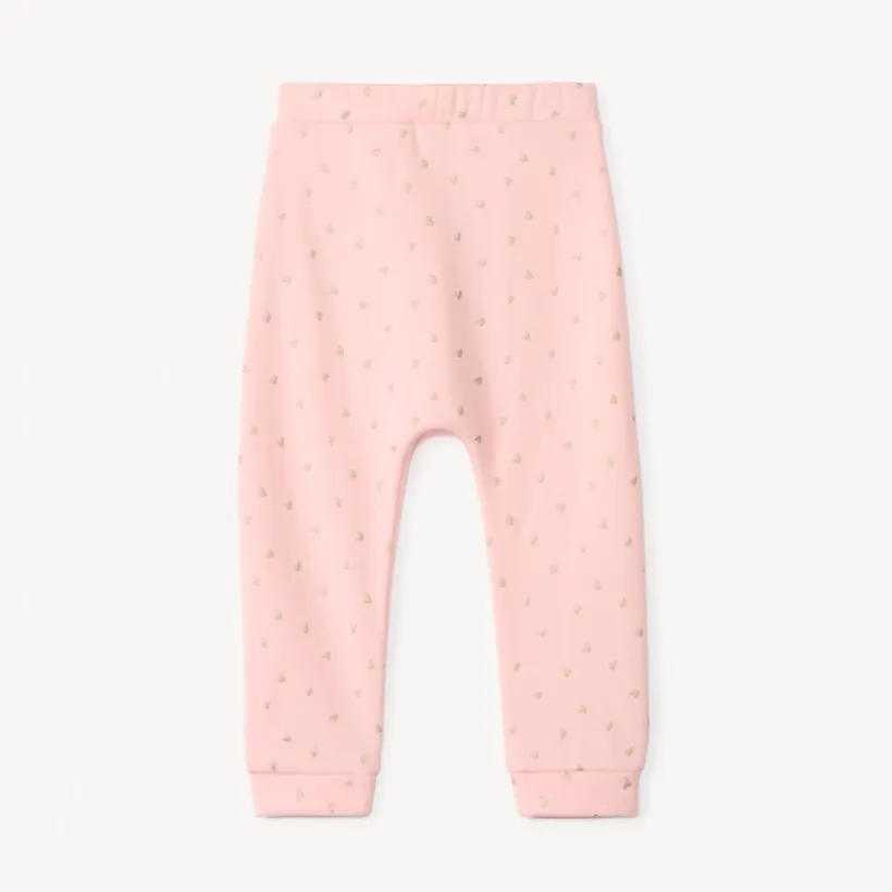 Pantalon de jogging imprimé cœurs pour bébé fille