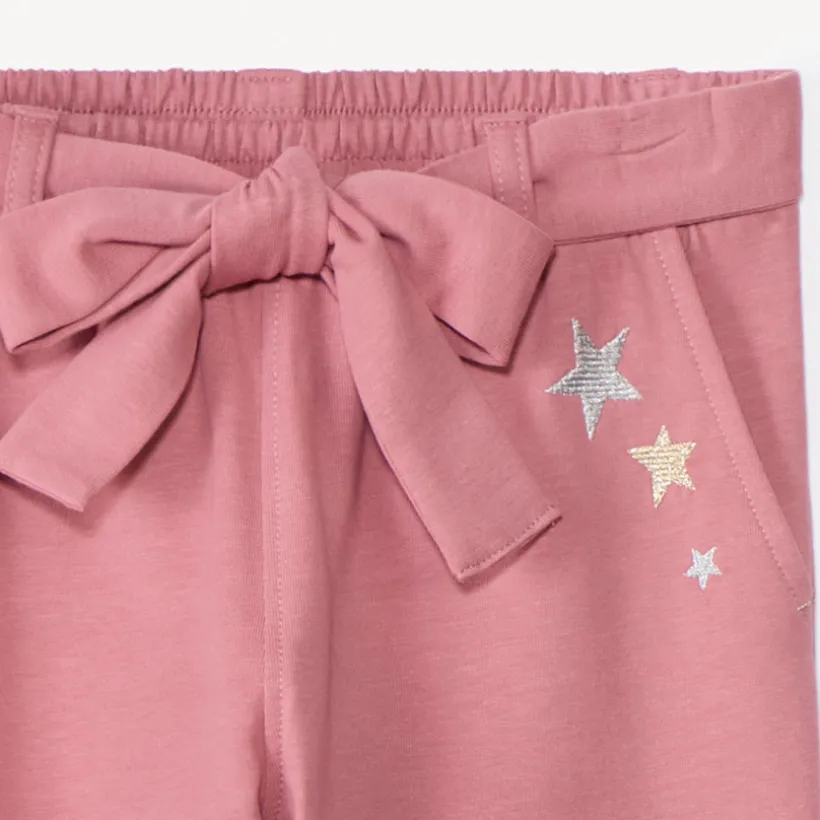 Pantalon de jogging style cargo avec ceinture pour fille