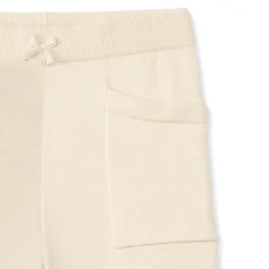 Pantalon de jogging tricot uni avec finition sans couture pour fille