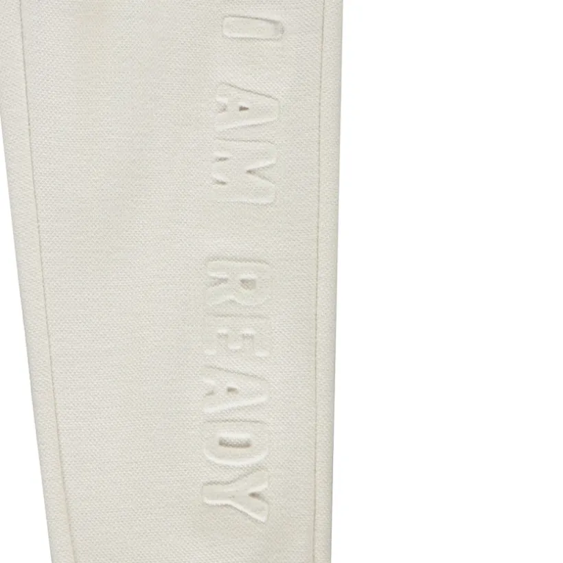 Pantalon de jogging uni avec écriture embossé pour garçon