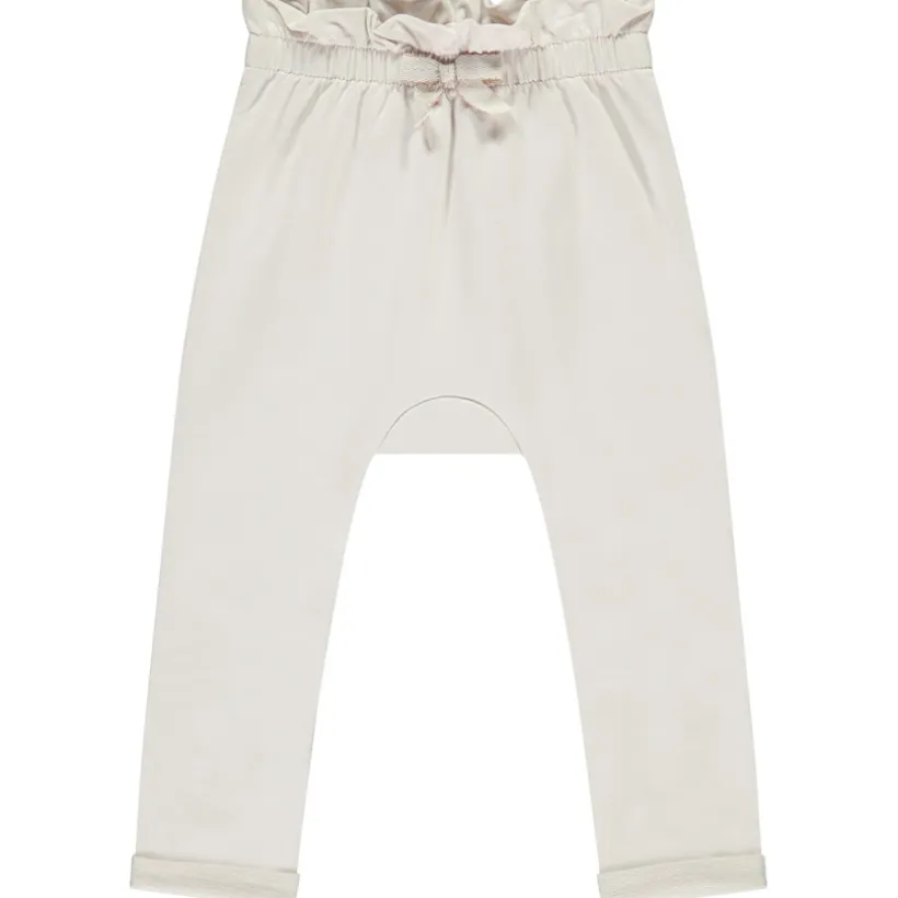 Pantalon de jogging uni avec nœud fantaisie pour bébé fille