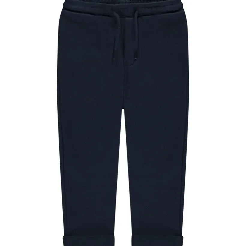 Pantalon de jogging uni en maille piquée pour bébé garçon