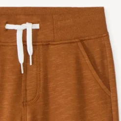 Pantalon de jogging uni en molleton pour garçon