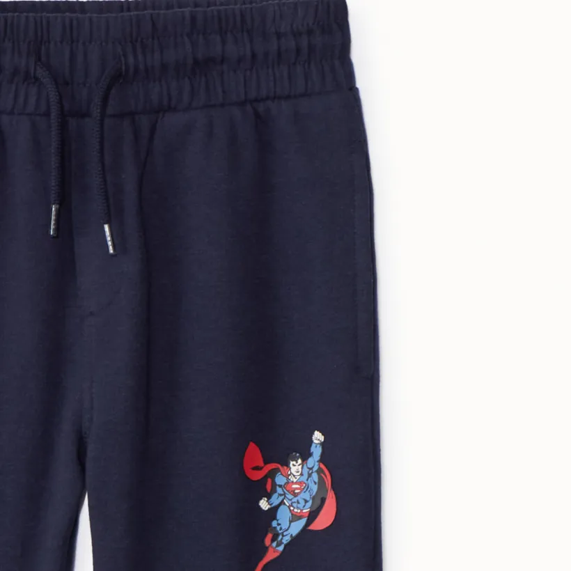 Pantalon de jogging uni Super Man Warner pour garçon