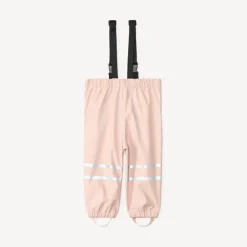 Pantalon de pluie waterproof à bretelles pour bébé fille