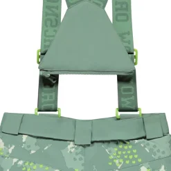 Pantalon de ski imprimé à bretelles amovibles pour garçon