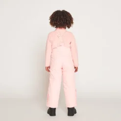 Pantalon de ski uni à bretelles amovibles pour fille