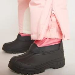 Pantalon de ski uni à bretelles amovibles pour fille