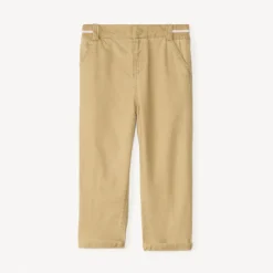 Pantalon droit avec taille élastique pour bébé garçon