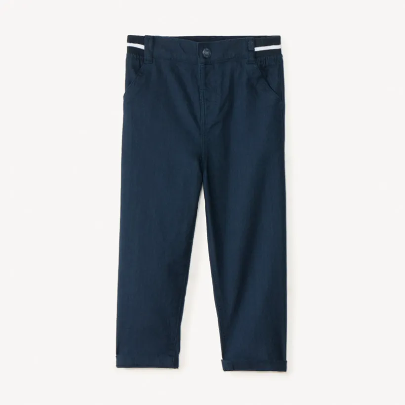 Pantalon droit avec taille élastique pour bébé garçon