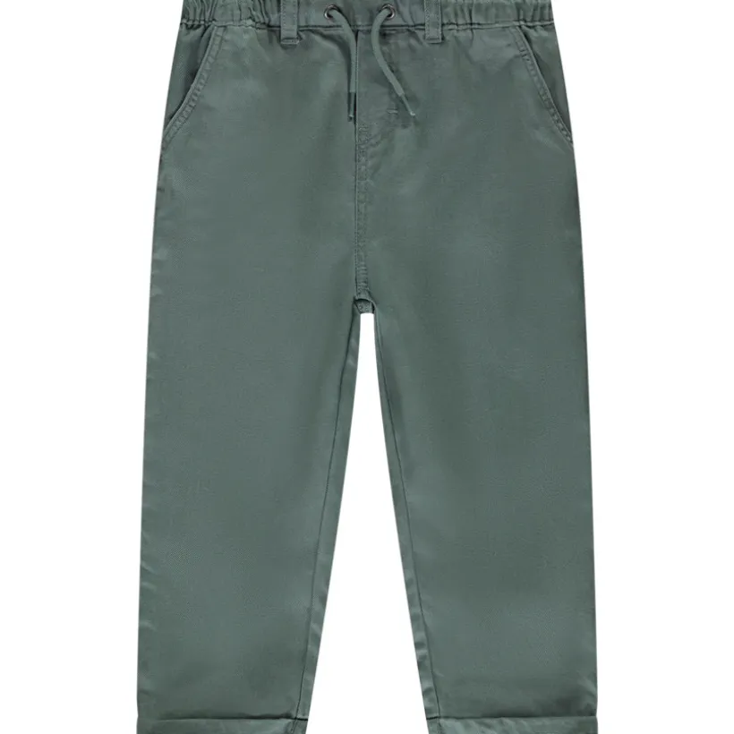 Pantalon droit en toile unie pour bébé garçon