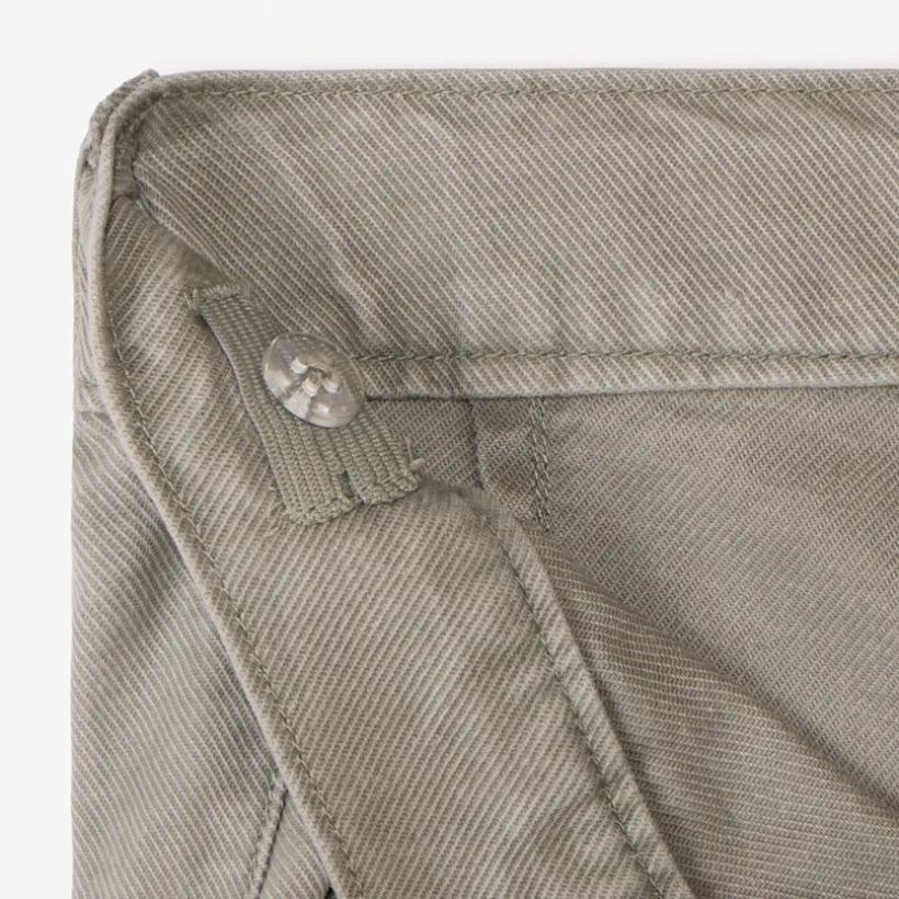 Pantalon droit en toile unie pour garçon