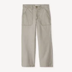 Pantalon droit en toile unie pour garçon