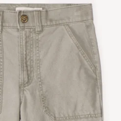 Pantalon droit en toile unie pour garçon