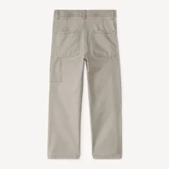 Pantalon droit en toile unie pour garçon