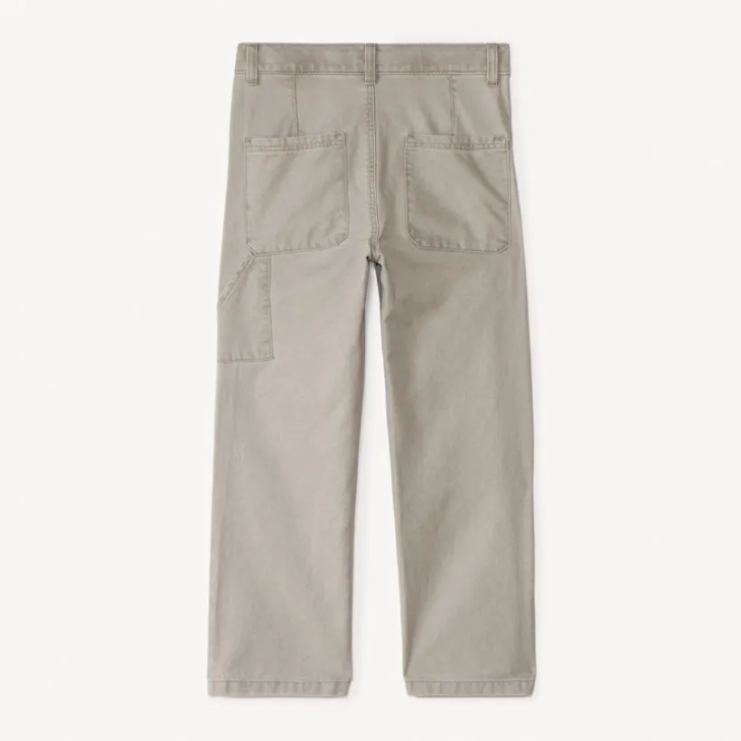 Pantalon droit en toile unie pour garçon