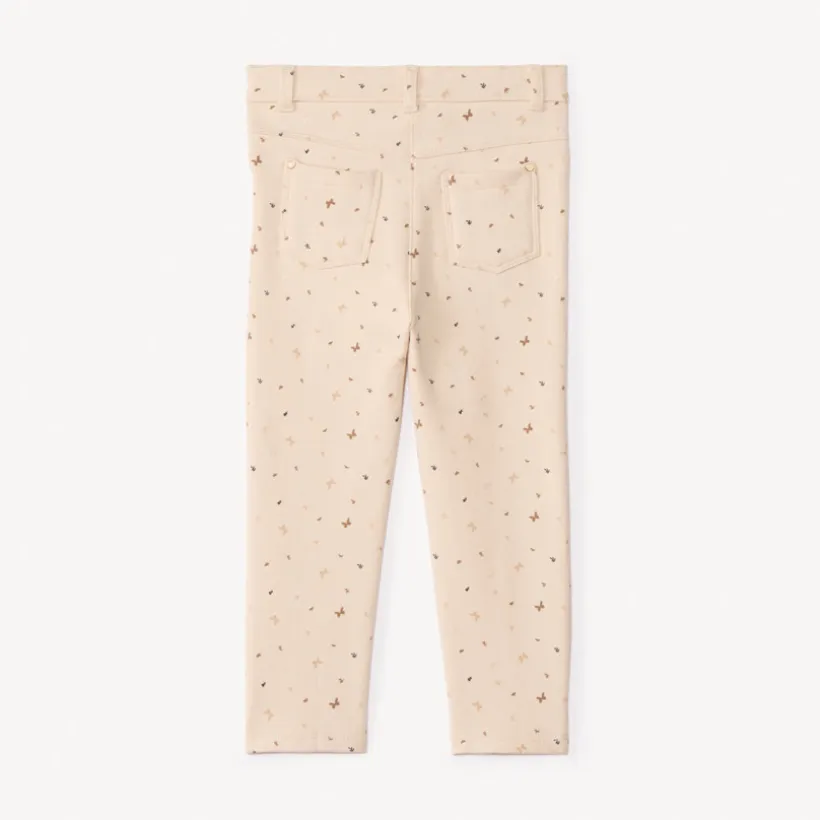 Pantalon en molleton imprimé pour bébé fille