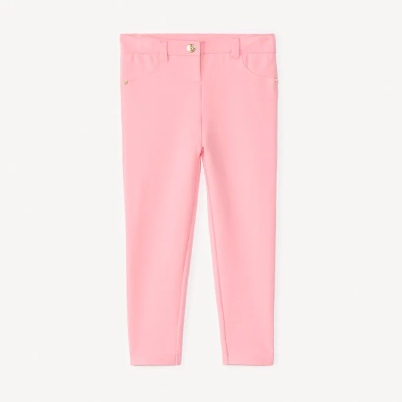 Pantalon en molleton uni pour bébé fille