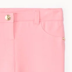 Pantalon en molleton uni pour bébé fille