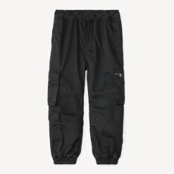 Pantalon en serge style cargo uni doublé pour garçon