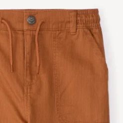 Pantalon en toile côtelé uni pour garçon