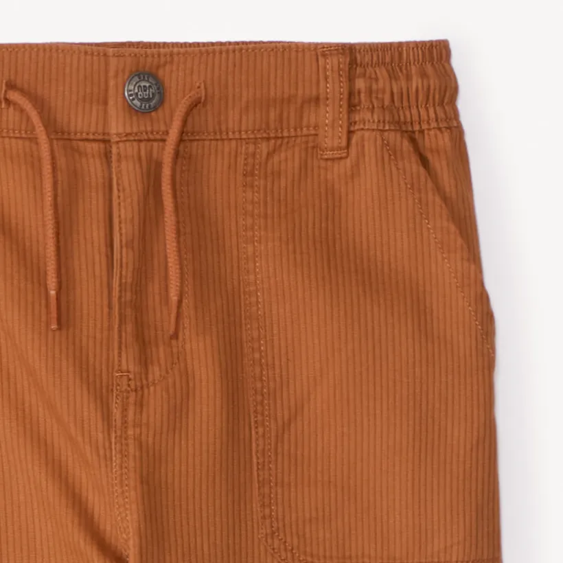Pantalon en toile côtelé uni pour garçon