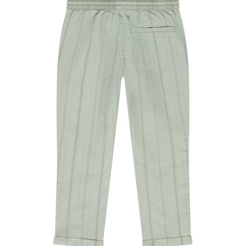 Pantalon en toile à fines rayures pour garçon