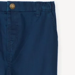 Pantalon en toile taille élastique pour bébé garçon