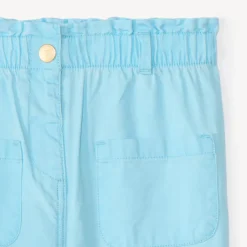 Pantalon en toile unie pour bébé fille