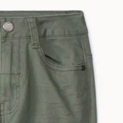 Pantalon en twill uni effet froissé pour garçon