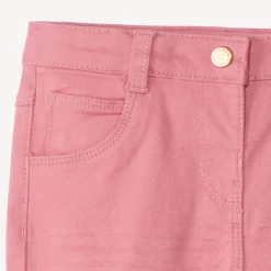 Pantalon en twill uni pour bébé fille