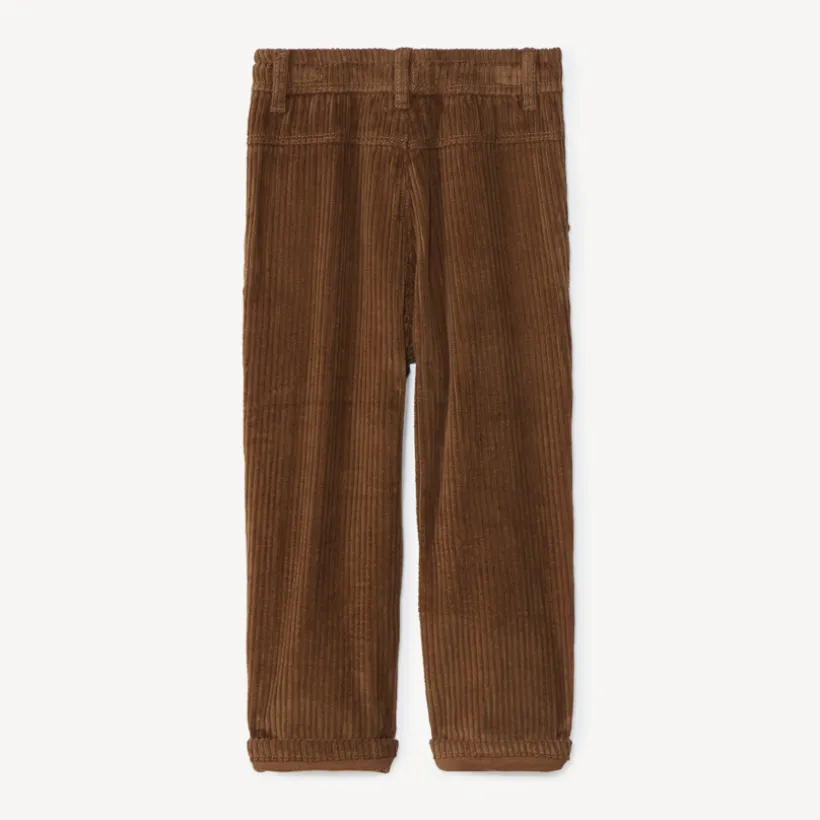 Pantalon en velours côtelé doublé pour bébé garçon