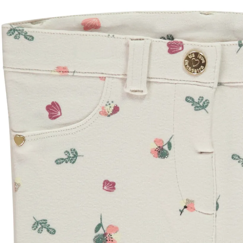 Pantalon fantaisie en molleton avec détails pailletés pour bébé fille