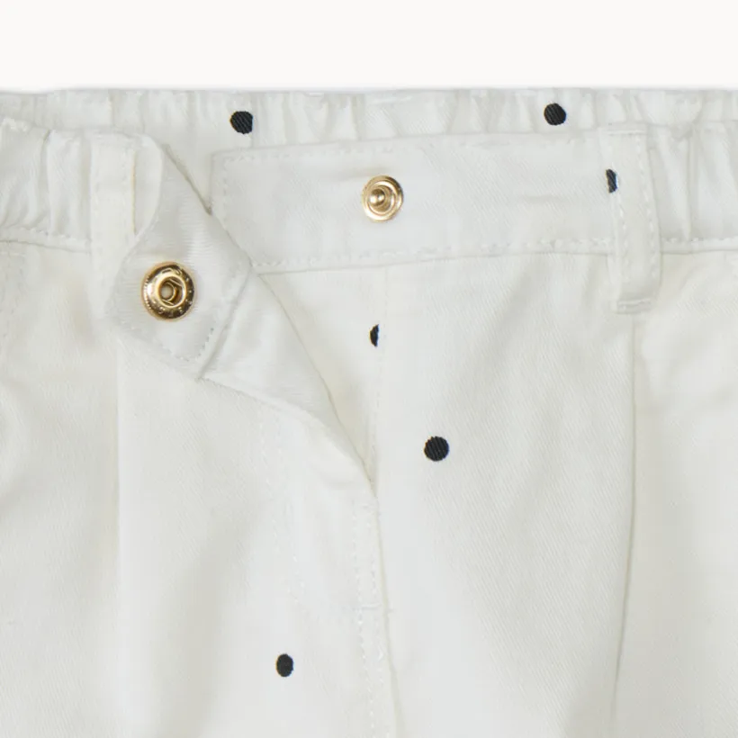Pantalon fantaisie à pois pour bébé fille