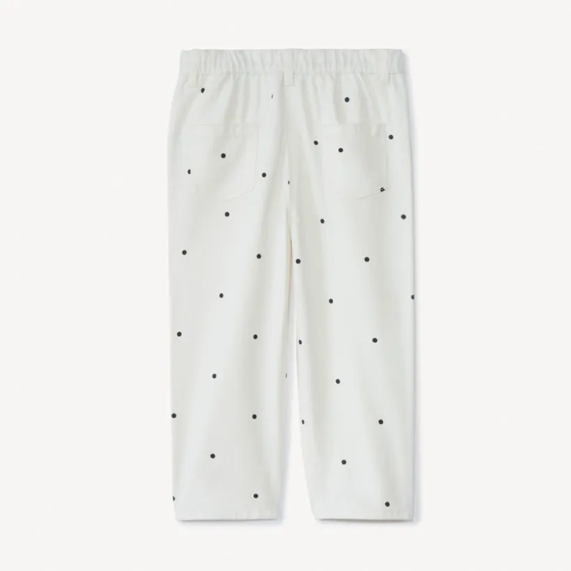 Pantalon fantaisie à pois pour bébé fille