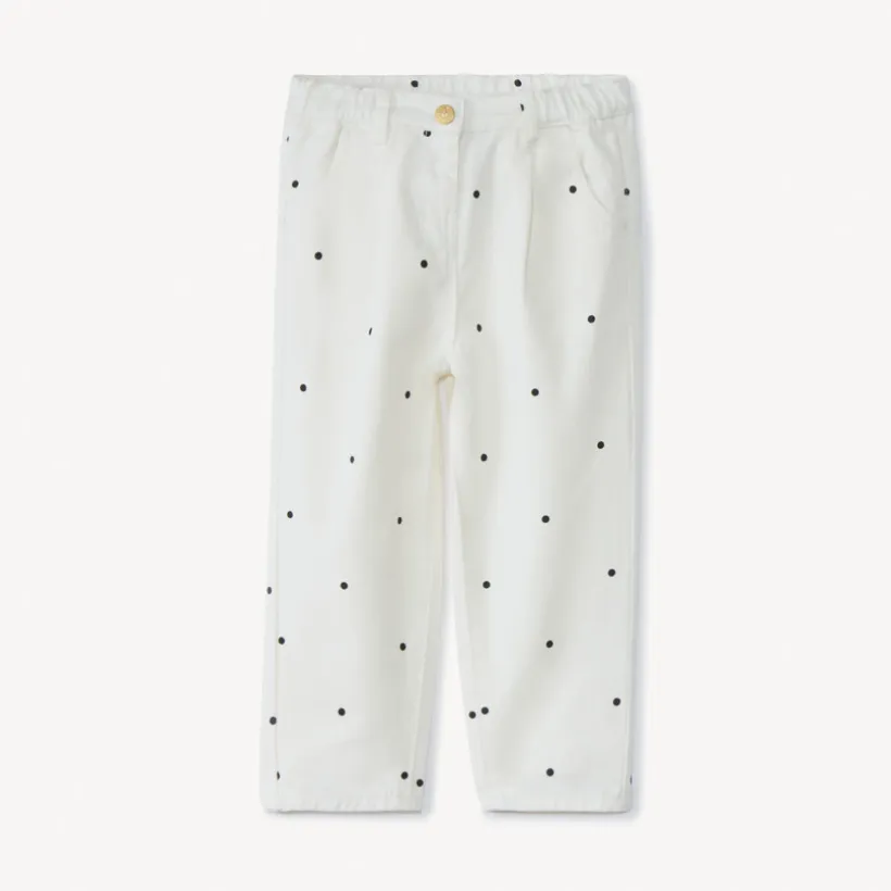 Pantalon fantaisie à pois pour bébé fille