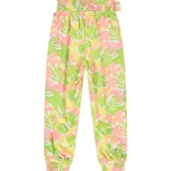 Pantalon fluide imprimé exotique pour fille