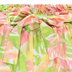 Pantalon fluide imprimé exotique pour fille