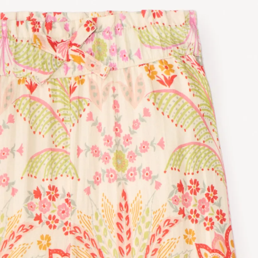 Pantalon fluide imprimé fantaisie pour fille
