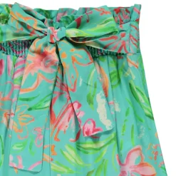 Pantalon fluide imprimé tropical pour fille