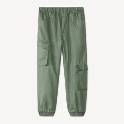 Pantalon jogger cargo garçon uni