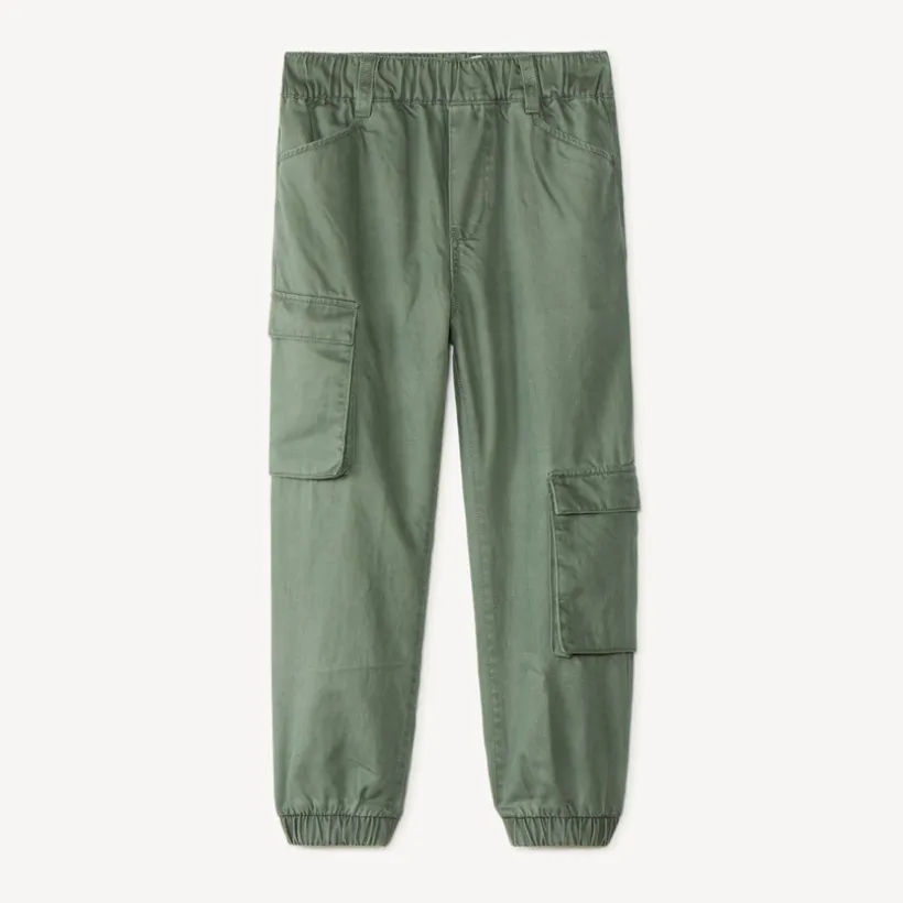Pantalon jogger cargo garçon uni