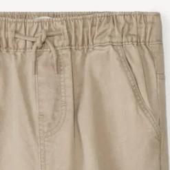 Pantalon jogger en toile uni pour garçon