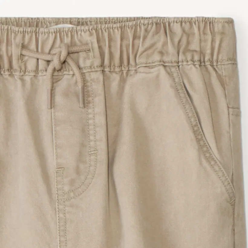 Pantalon jogger en toile uni pour garçon