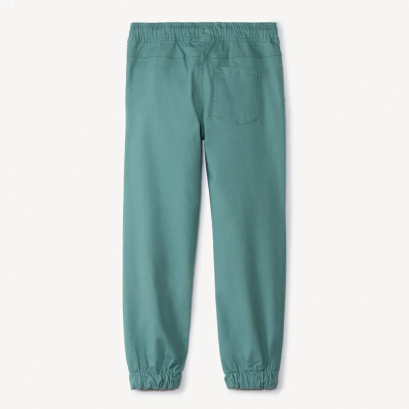 Pantalon jogger en twill uni pour garçon