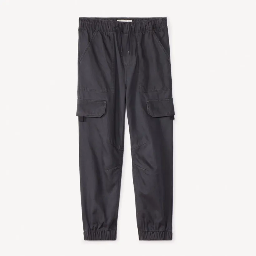 Pantalon jogger en twill uni pour garçon